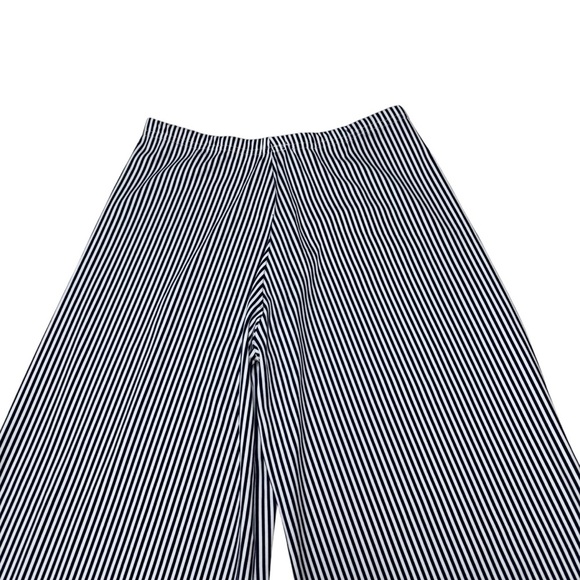Chrisnelia Guzman Women's S Small Flare Pants Striped Elastic Waist Beach Cruise - Picture 6 of 6